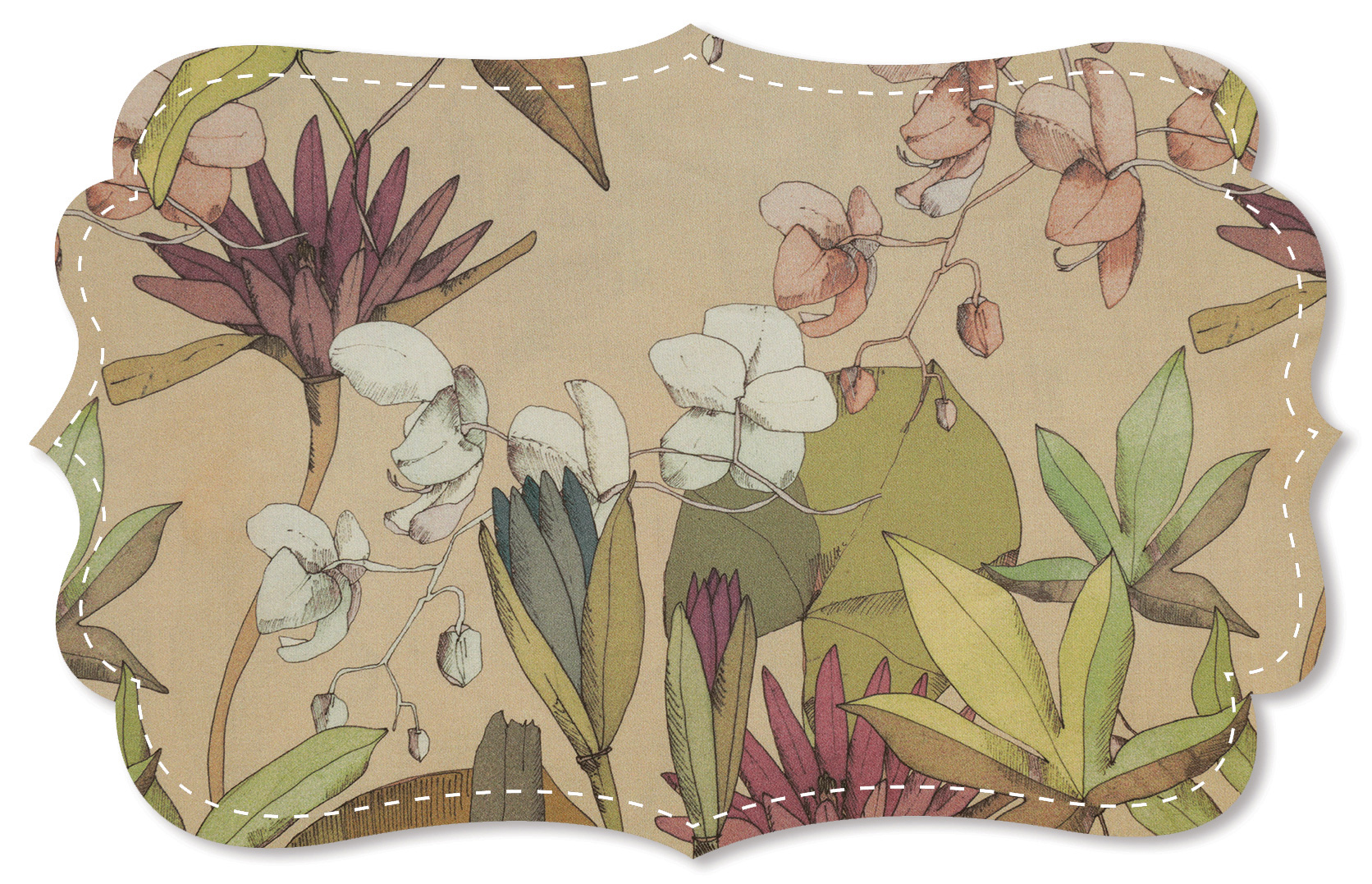 C. PAULI - Tropical Flowers - Viscose satin - EcoVero™