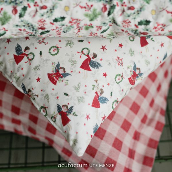 acufactum - Cotton fabric - Christmas angel - Kerstin Heß