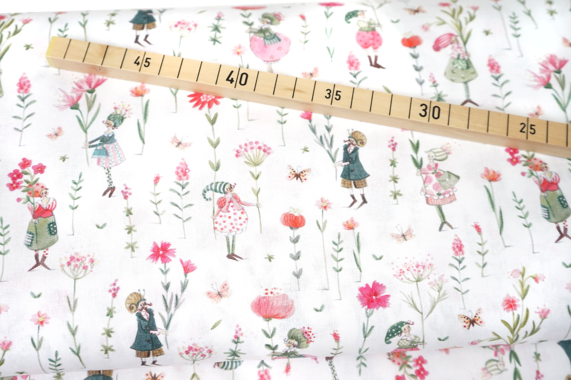 acufactum - Cotton fabric - Blütenglück - Silke Leffler