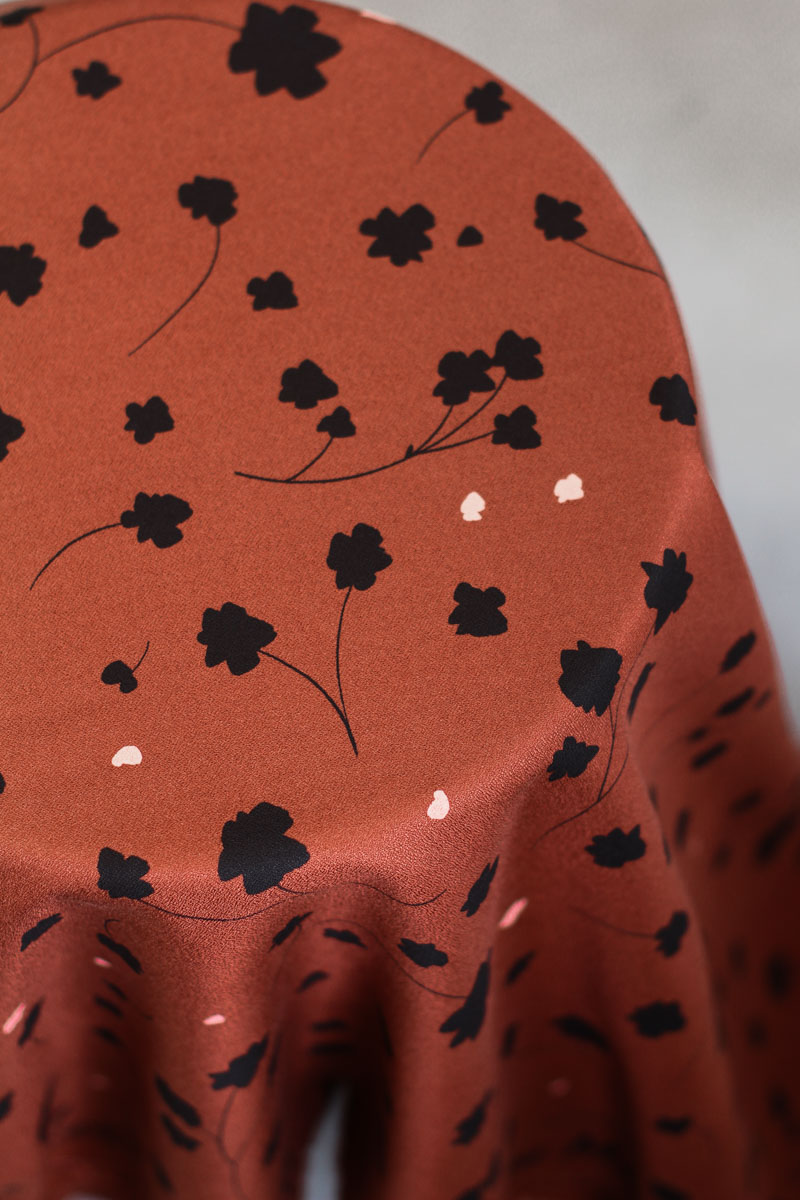 mind the MAKER - Leia Crepe - Florette Sienna - EcoVero™ - Viscose crepe