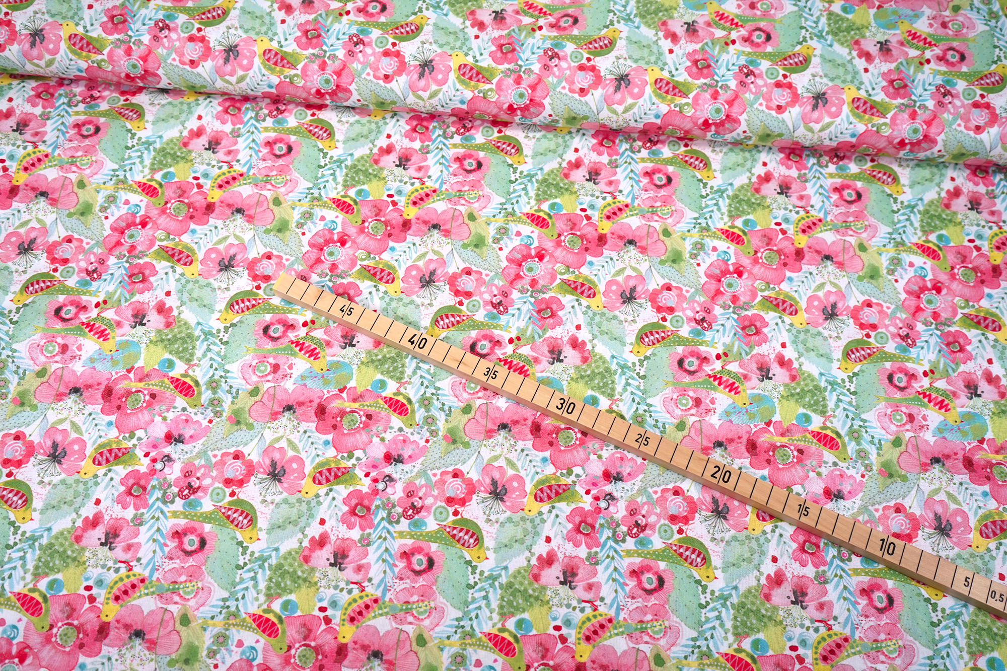 acufactum - Cotton fabric - Flower paradise - Kerstin Heß