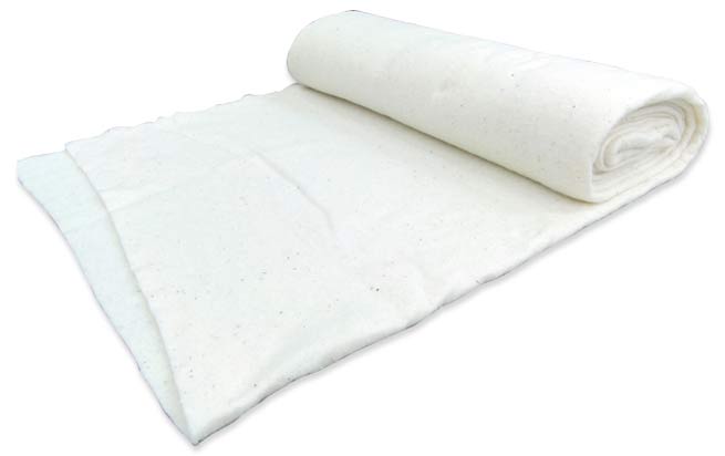 Volumetric fleece 150 g - Organic - Organic cotton - white