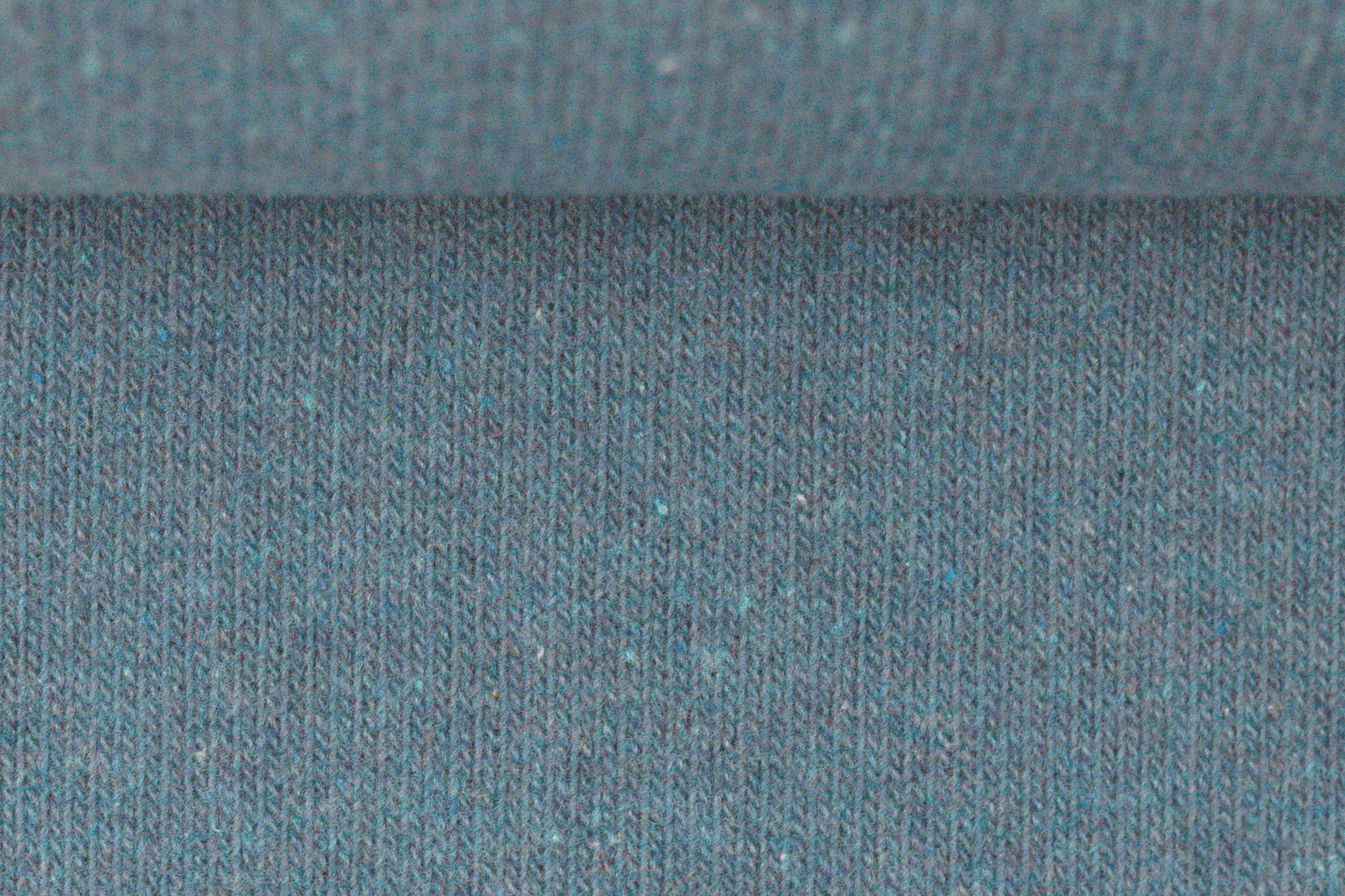 Knitted fabric Bono - brushed - plain - smoke blue - made in Italy