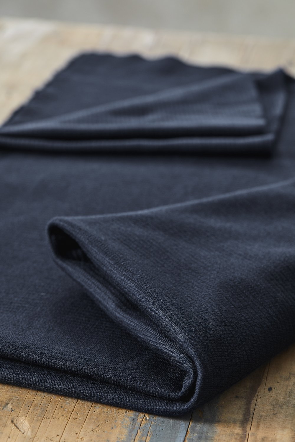 Organic Woolen Ottoman mind the MAKER indigo night