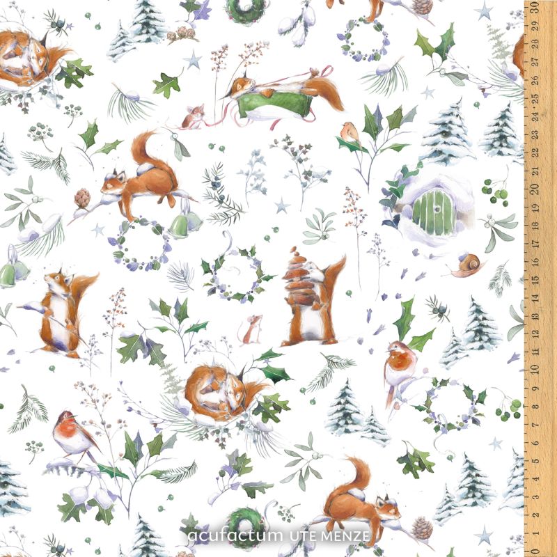 acufactum • Cotton fabric • Squirrel • Sophia Drescher