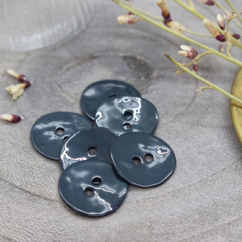 Glossy Buttons - Forest - 14 mm