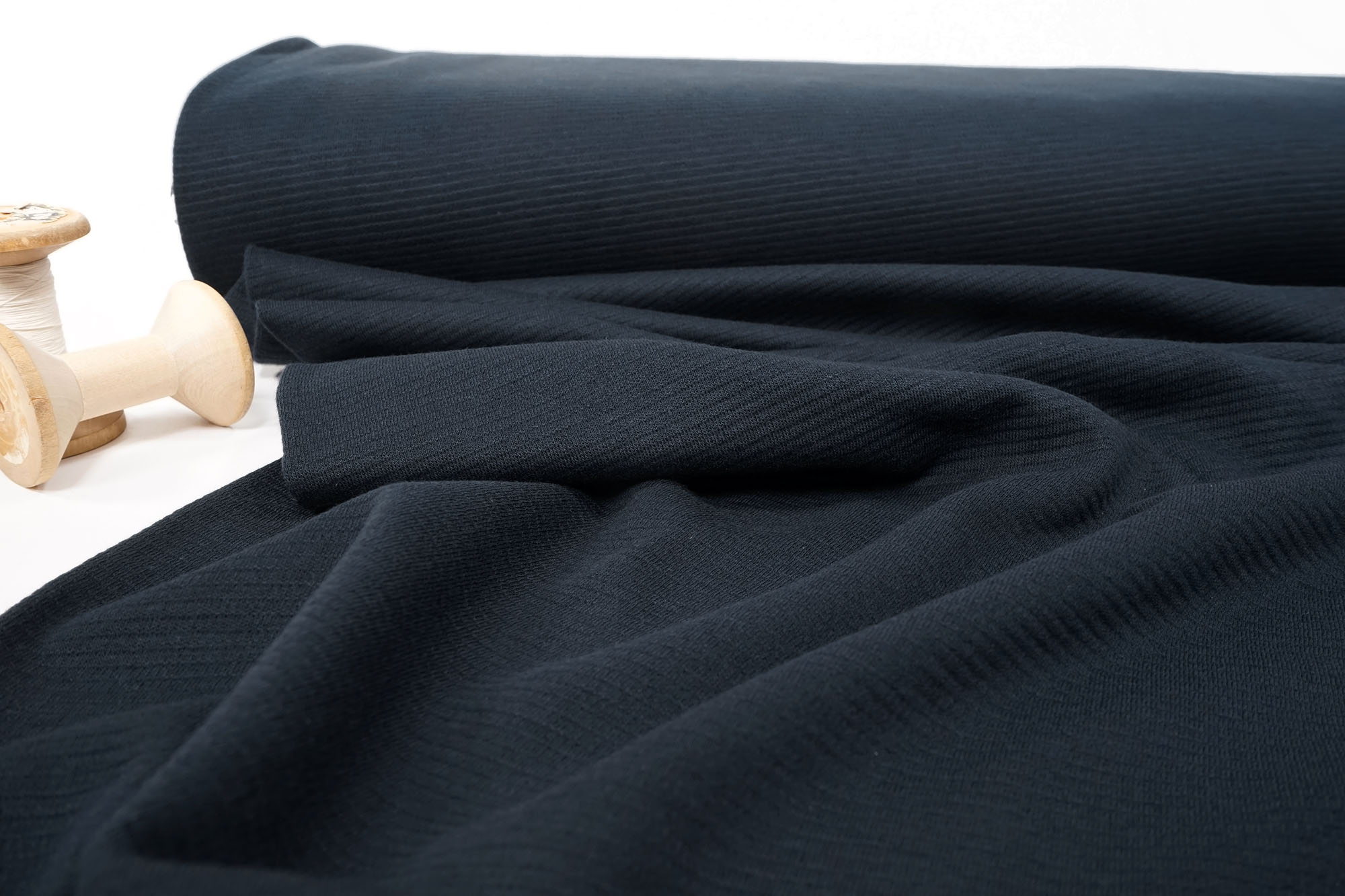 Organic Woolen Ottoman mind the MAKER indigo night