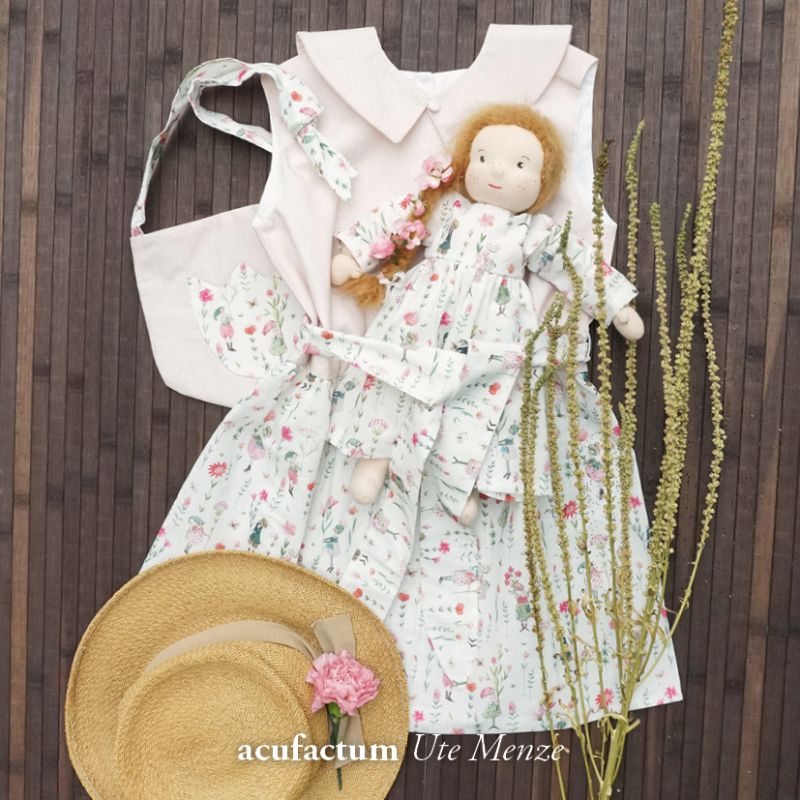 acufactum - Cotton fabric - Blütenglück - Silke Leffler