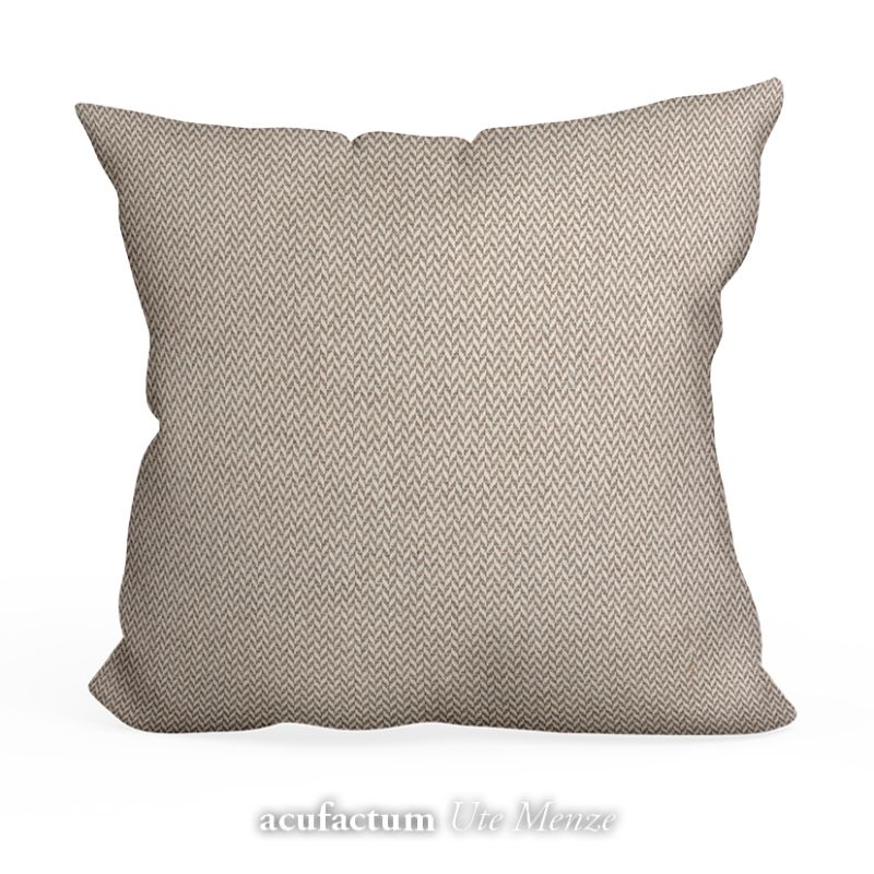 acufactum - Cotton fabric - herringbone - natural