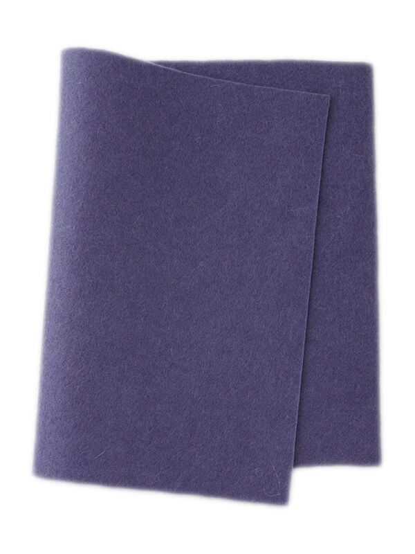 Wool felt pink dark pastel lilac • 100 % pure wool