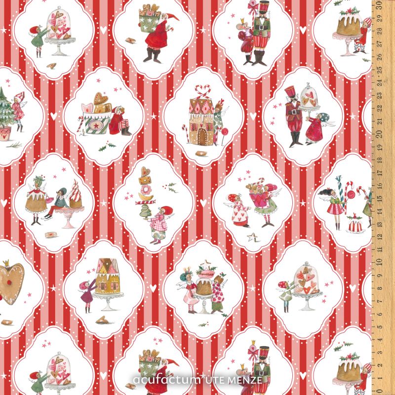 acufactum • Cotton fabric • Sweet Christmas • Silke Leffler