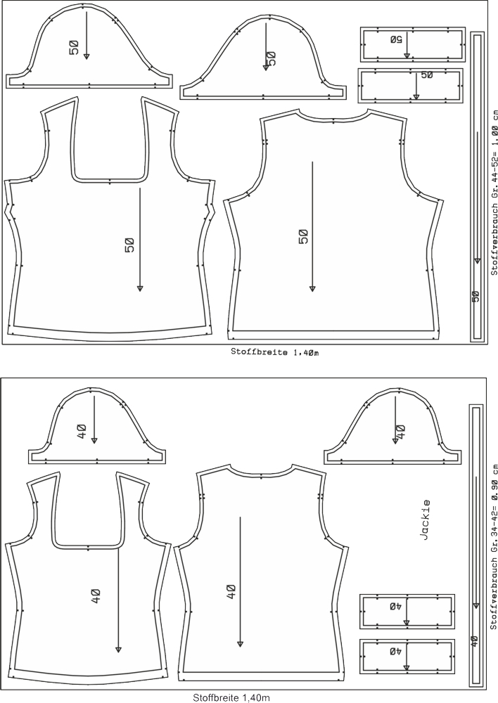 Dirndl T-Shirt Jackie Ladies, Paper Pattern