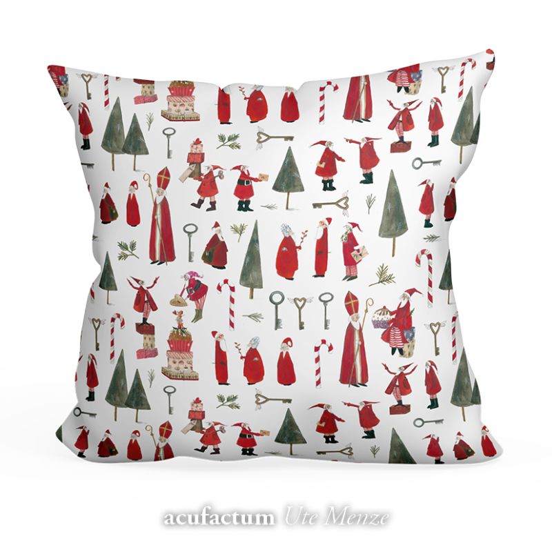 acufactum - Cotton fabric - Father Christmas - Silke Leffler