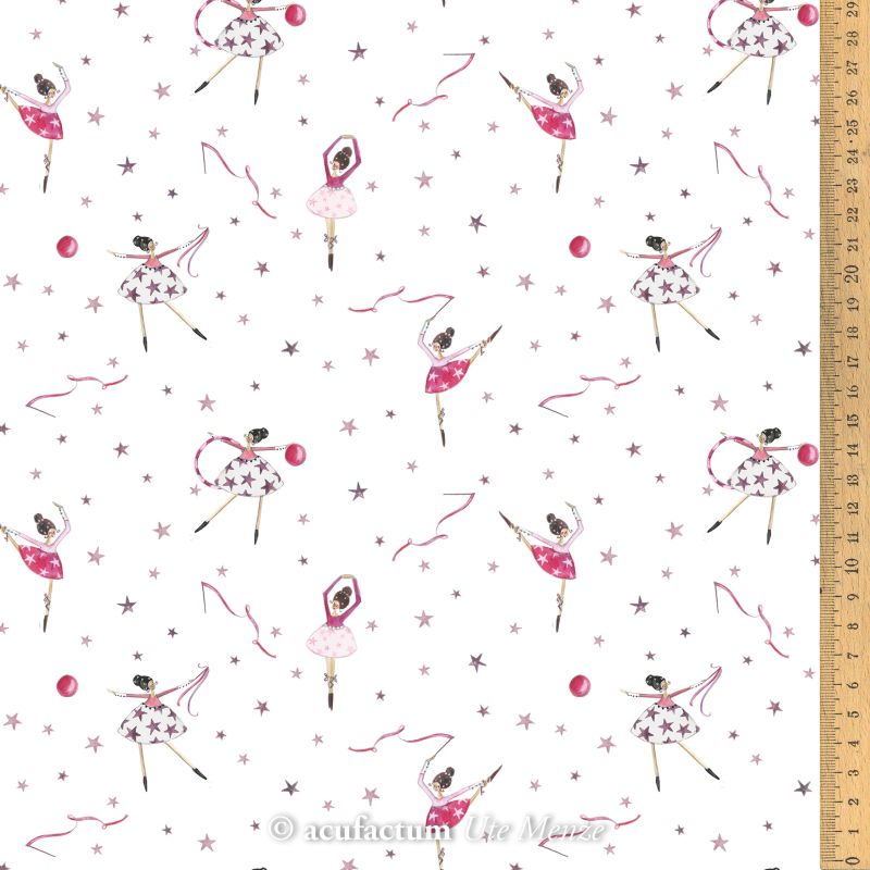 acufactum - Cotton fabric - Little dancer - Silke Leffler